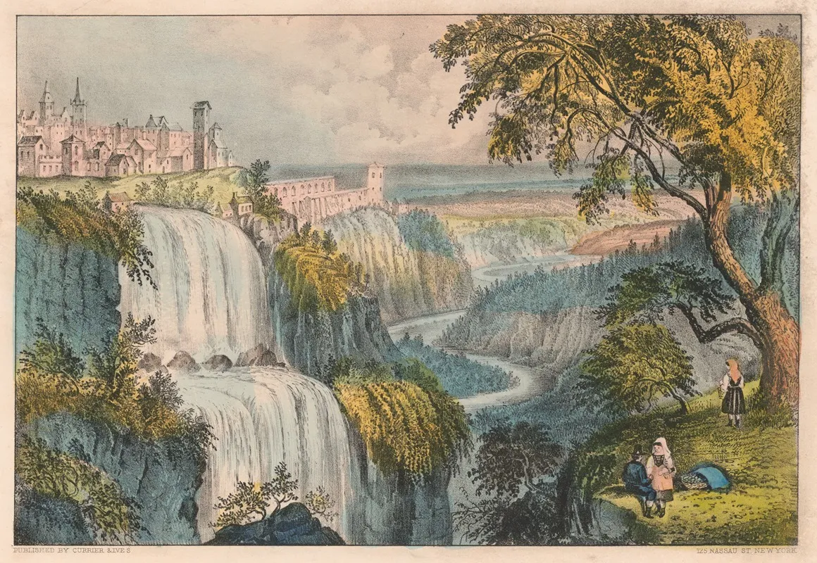 Waterfall Tivoli Italy