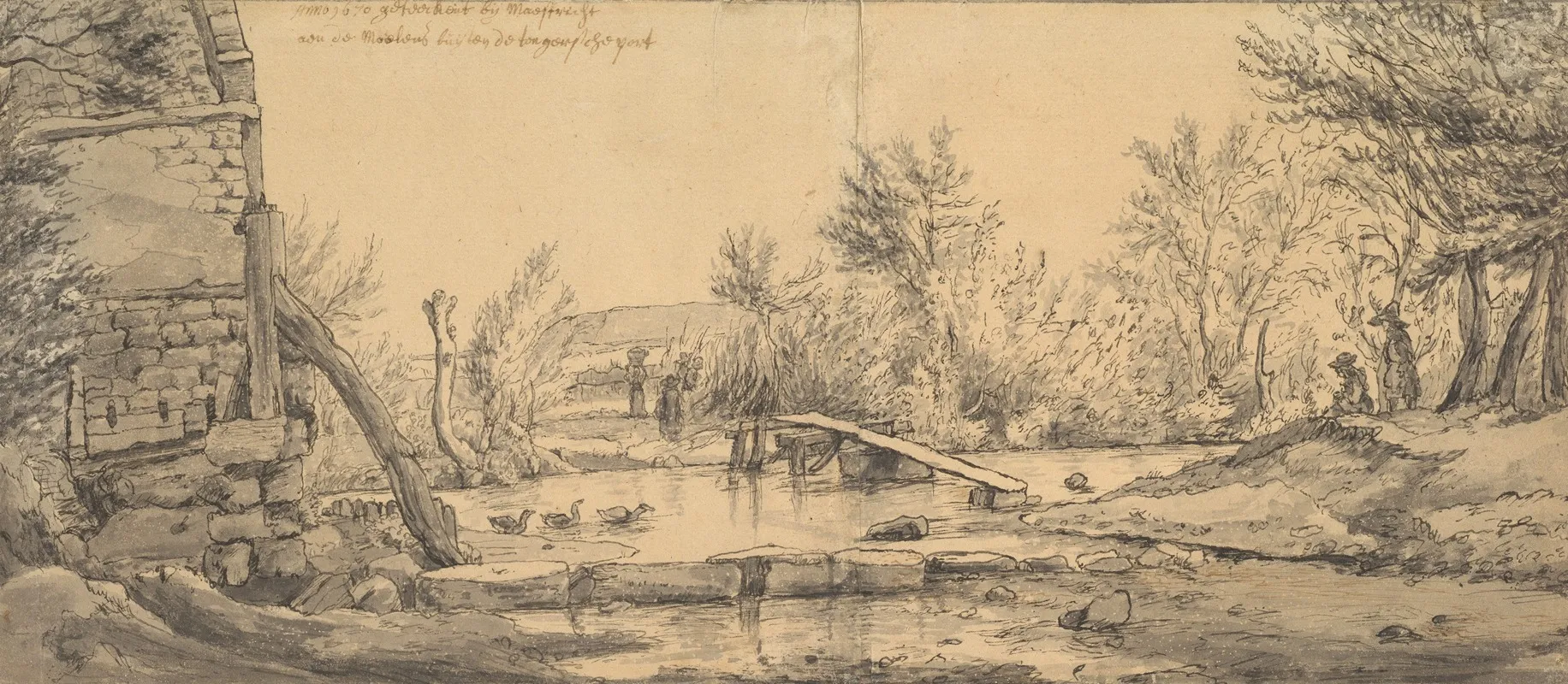 Watermill Near Maastricht Wall Art by Valentijn Klotz - High-Resolution Digital Print