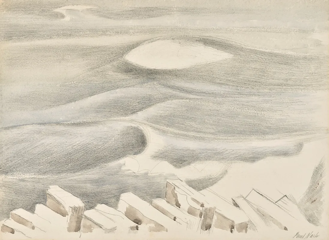 Waves 5 Wall Art by Paul Nash - High-Resolution Digital Print