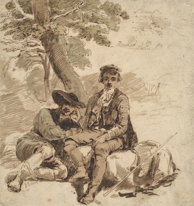 Wayfarers Wall Art by Sir John Gilbert - High-Resolution Digital Print