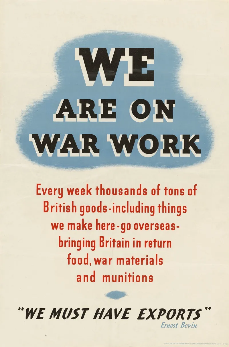 We Are On War Work