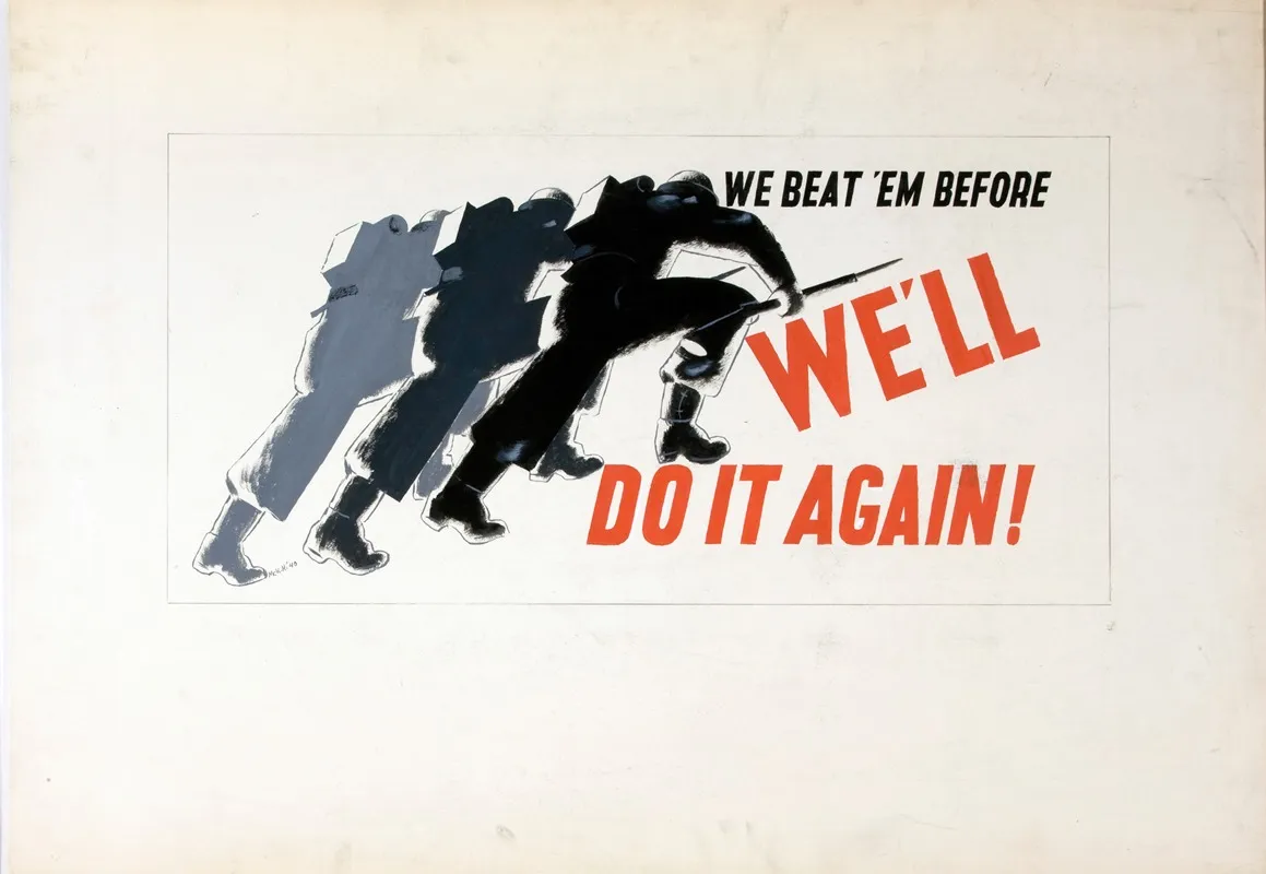 We Beat Em Before Well Do It Again Wall Art by Pat Keely - High-Resolution Digital Print