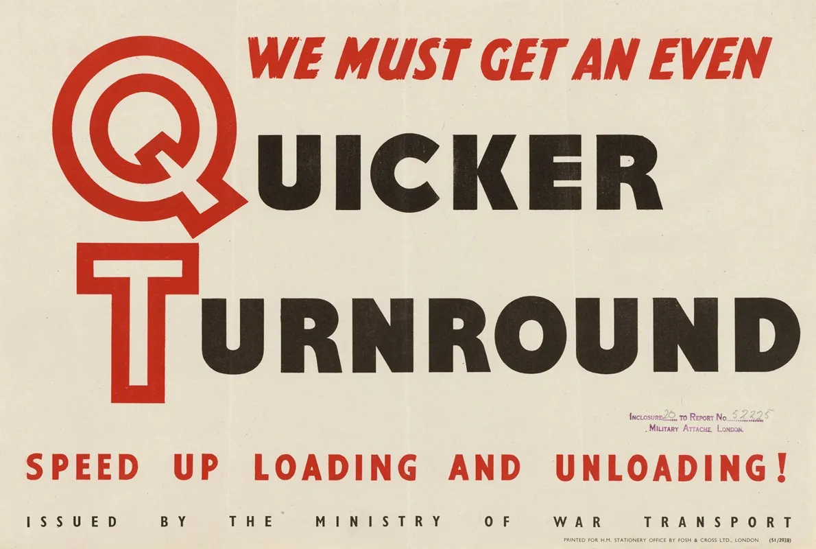 We Must Get An Even Quicker Turnround Wall Art by Anonymous - High-Resolution Digital Print
