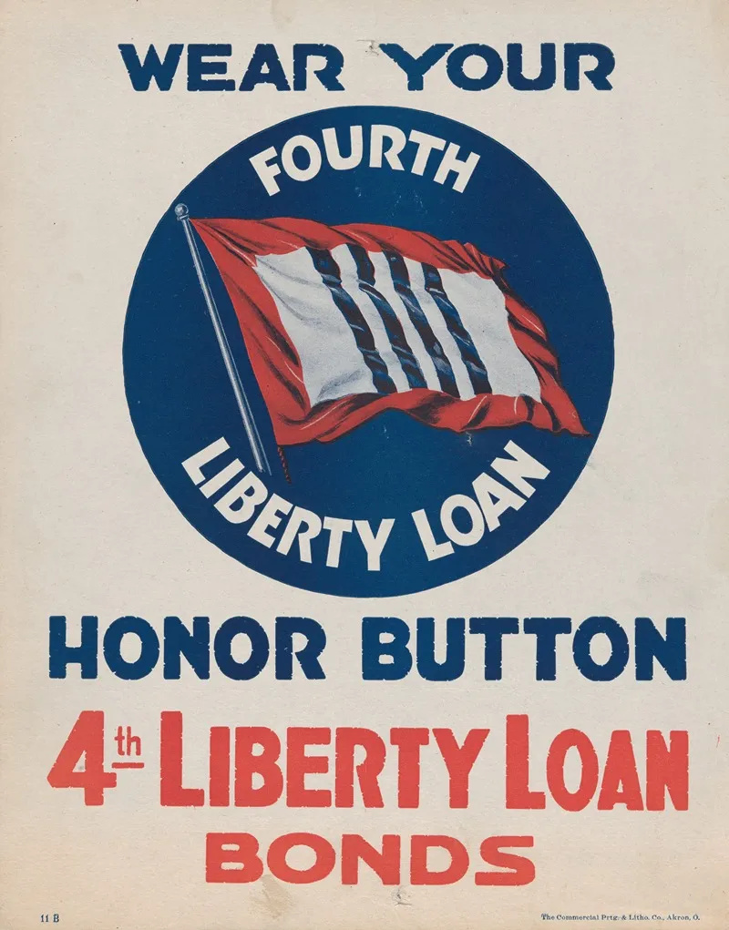 Wear Your Honor Button Wall Art by Commercial Printing &amp; Lithograph Company - High-Resolution Digital Print