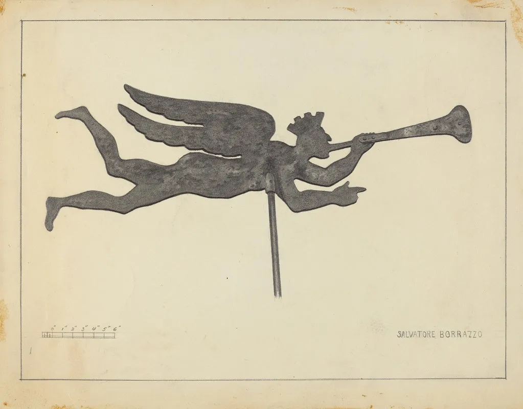 Weather Vane Angel Gabriel 2