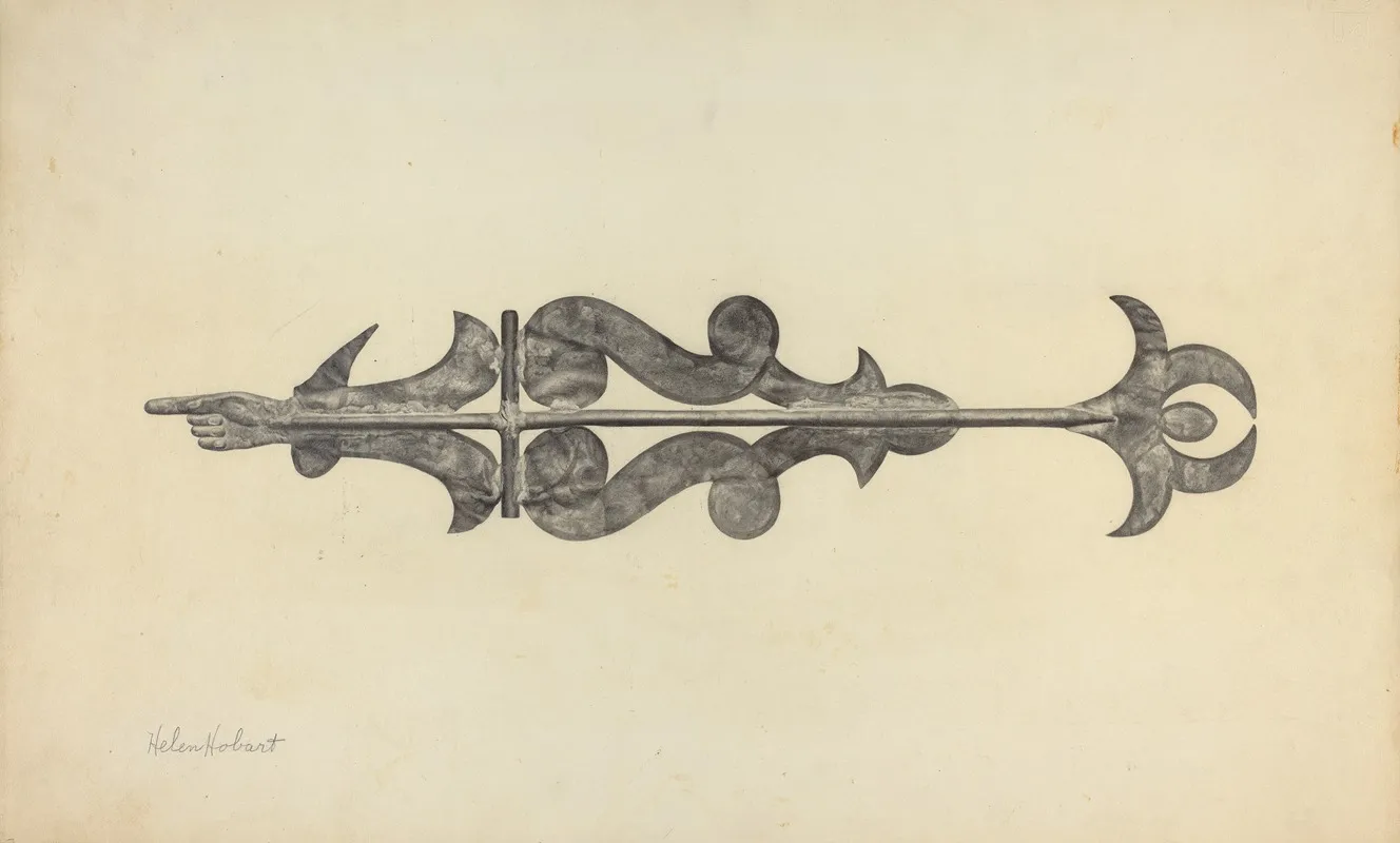 Weather Vane Scroll With Index