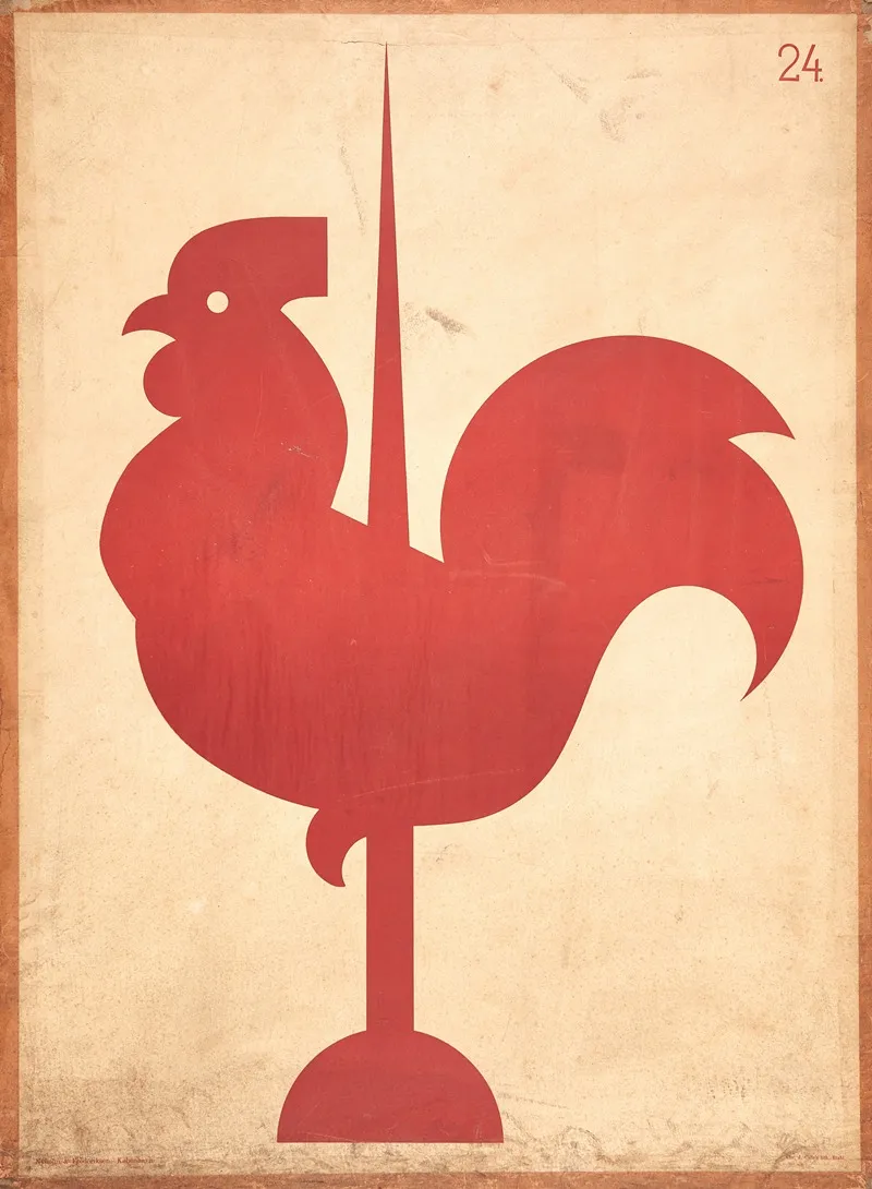 Weathercock 3 Wall Art by Chr. J. Cato - High-Resolution Digital Print