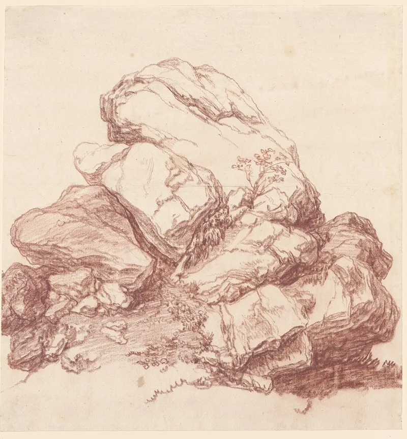 Weathered Boulders Wall Art by Franz Edmund Weirotter - High-Resolution Digital Print