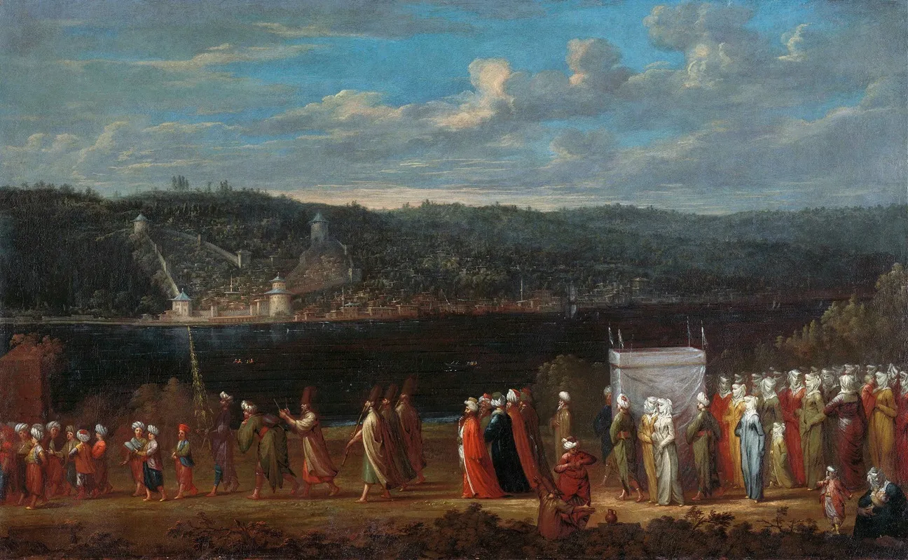 Wedding Procession On The Bosphorus