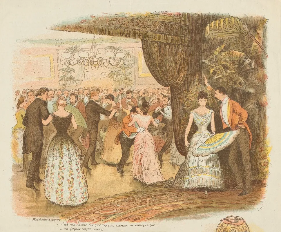 Wednesday Evening We Had A Dance The Rev Charles Seemed The Favoured One The Captain Looked Daggers