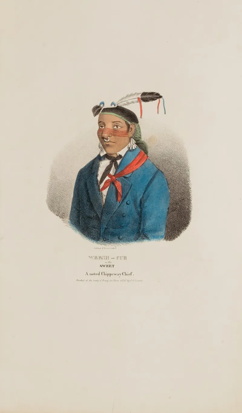 Weesh Cub Or The Sweet A Noted Chippeway Chief