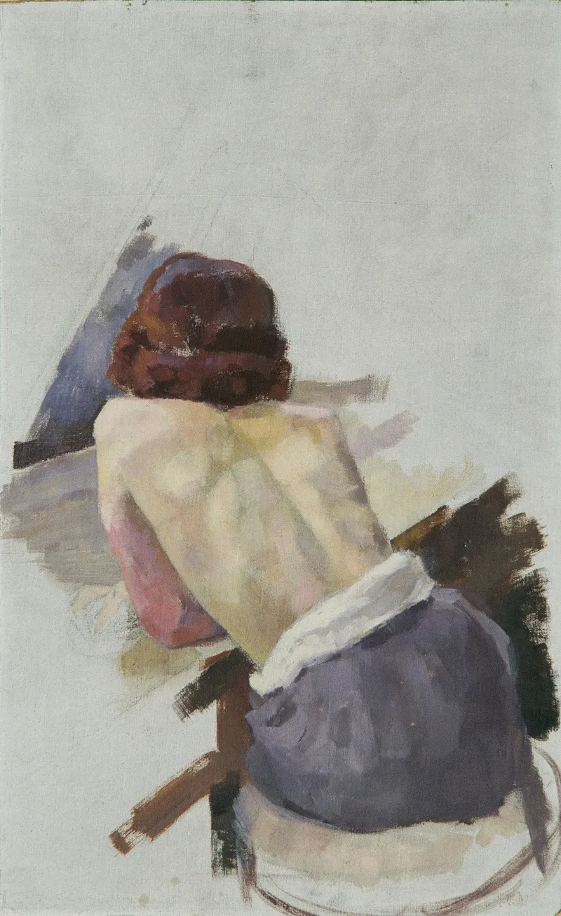 Weiblicher Ruckenakt 5