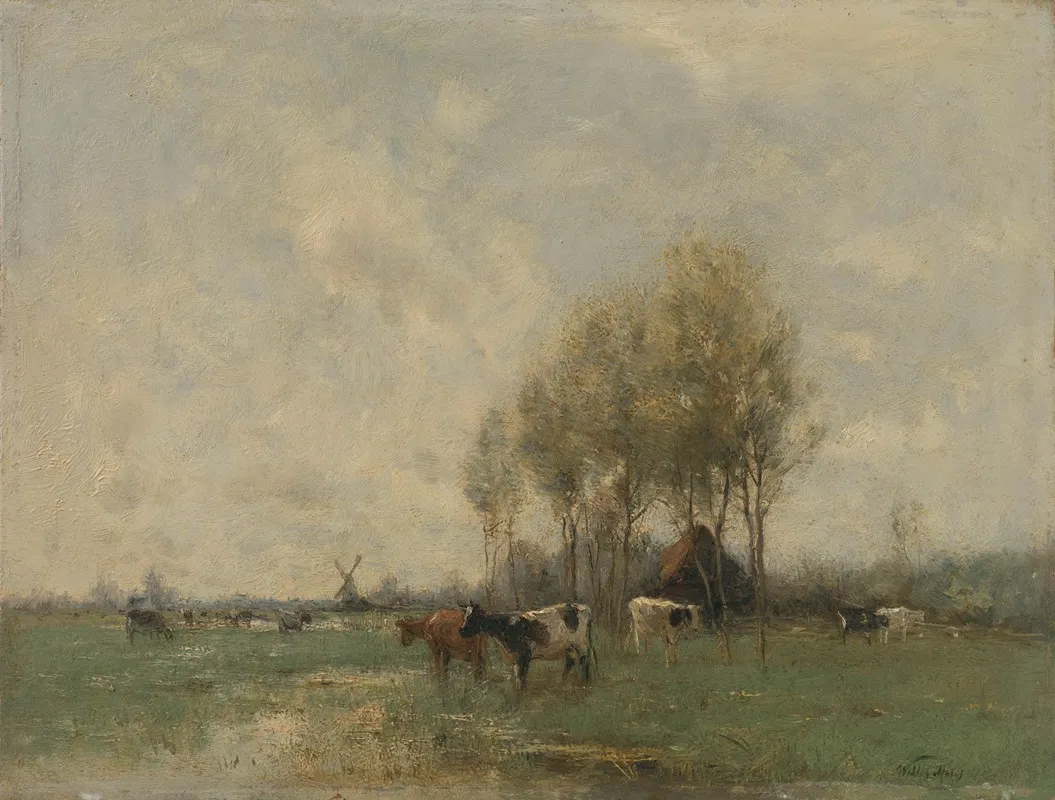 Weide Met Koeien Wall Art by Willem Maris - High-Resolution Digital Print