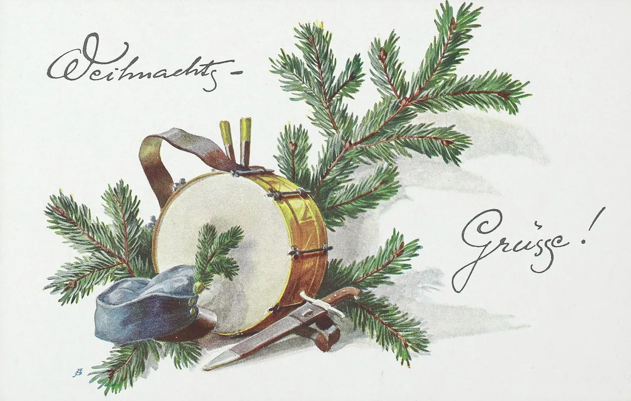 Weihnachts Grusse Wall Art by M. Munk - High-Resolution Digital Print