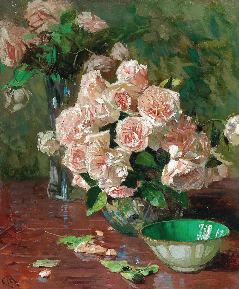 Weise Rosen Ii Wall Art by Carl Moll - High-Resolution Digital Print