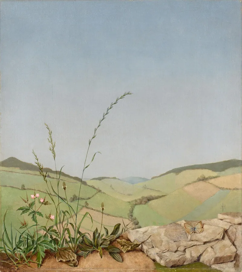 Weite Landschaft Im Fruhling Wall Art by Herbert Böttger - High-Resolution Digital Print