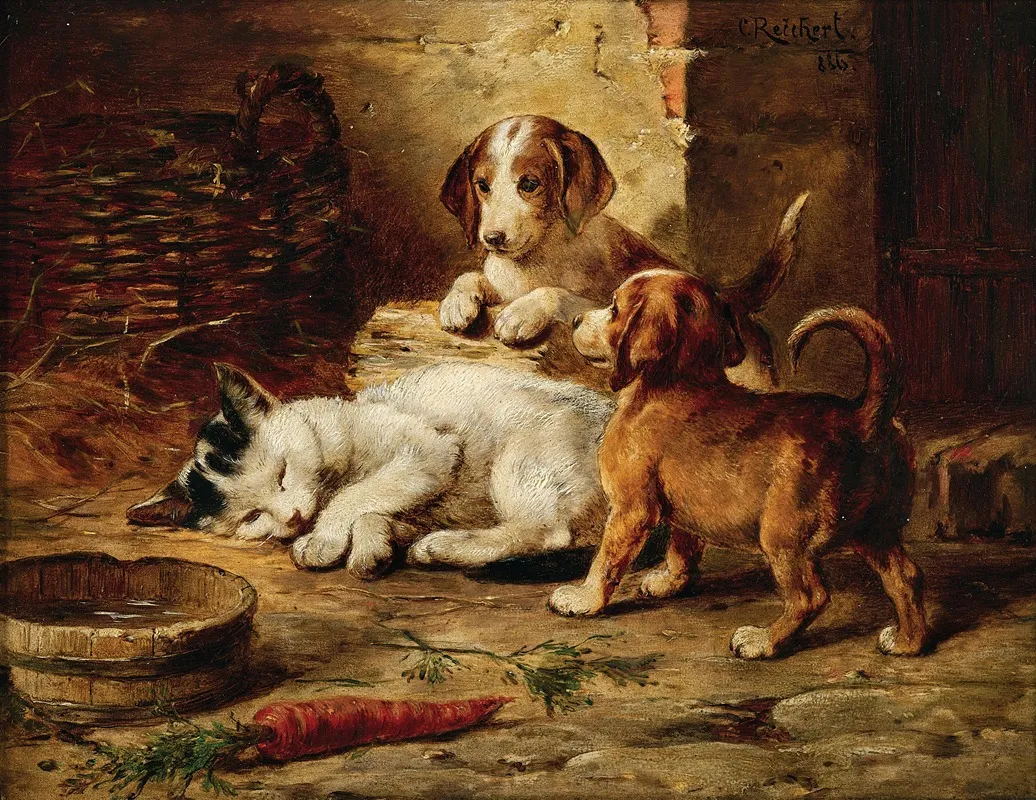 Well Guarded Sleep 2 Wall Art by Carl Reichert - High-Resolution Digital Print