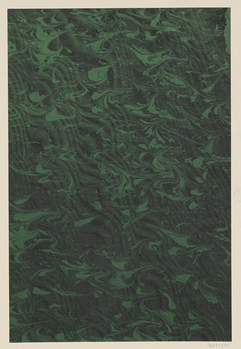 Wellenmarmorpapier 4