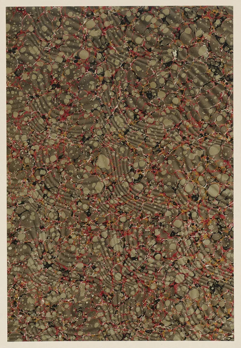 Wellenmarmorpapier