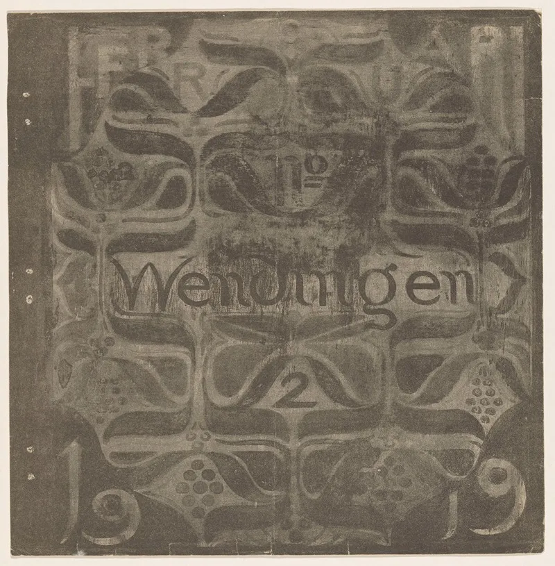 Wendingen February 1919 Wall Art by Tom Poggenbeek - High-Resolution Digital Print