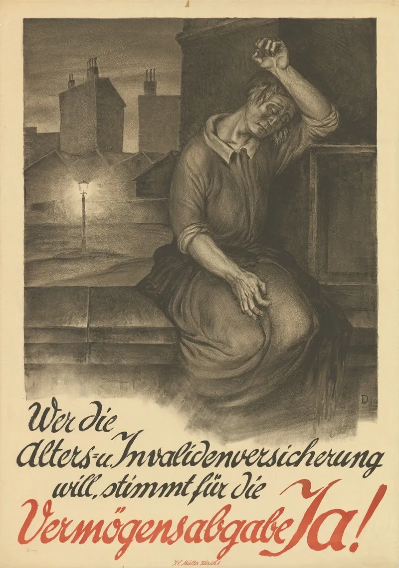Wer Die Alters U Invalidenversicherung Will Stimmt Fur Die Vermogensabgabe Ja