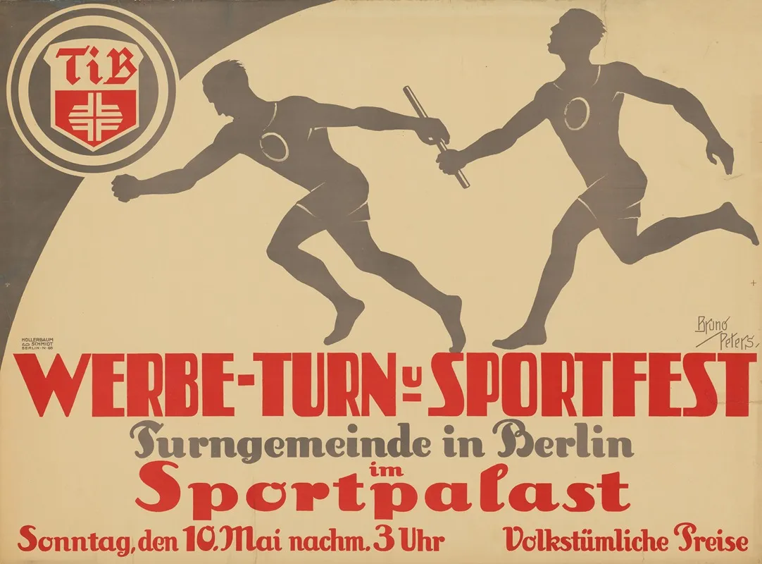 Werbe Turn Und Sportfest Turngemeinde In Berlin Im Sportpalast Wall Art by Bruno Peters - High-Resolution Digital Print