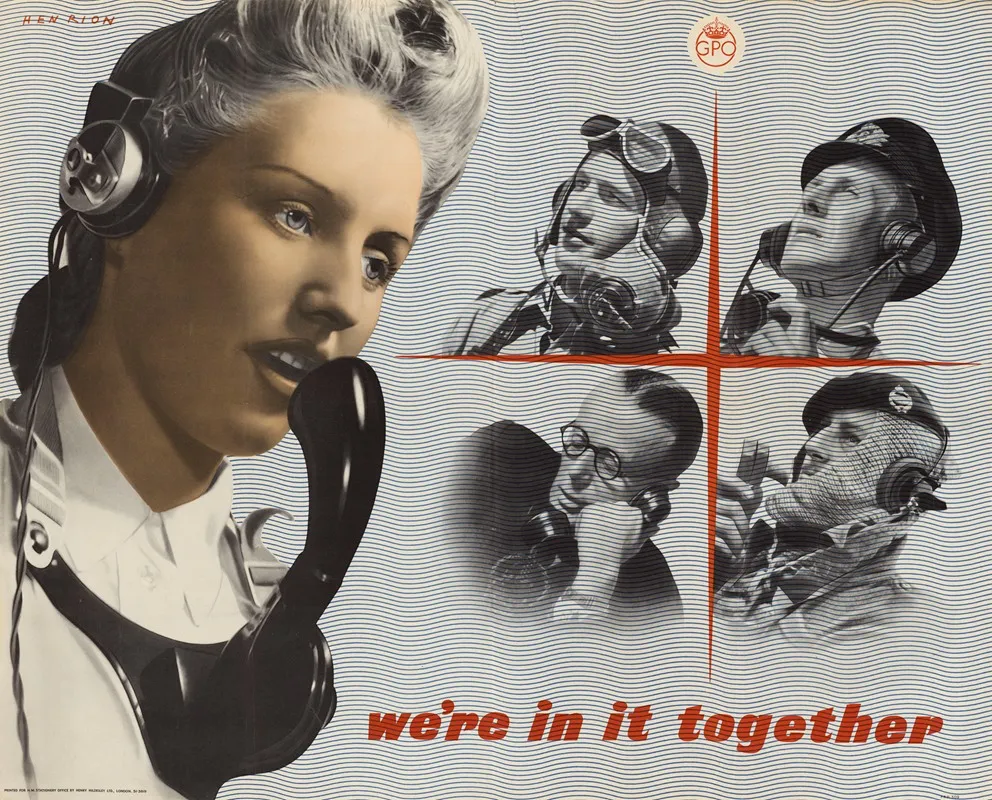 Were In It Together Wall Art by Frederick Henri Kay Henrion - High-Resolution Digital Print