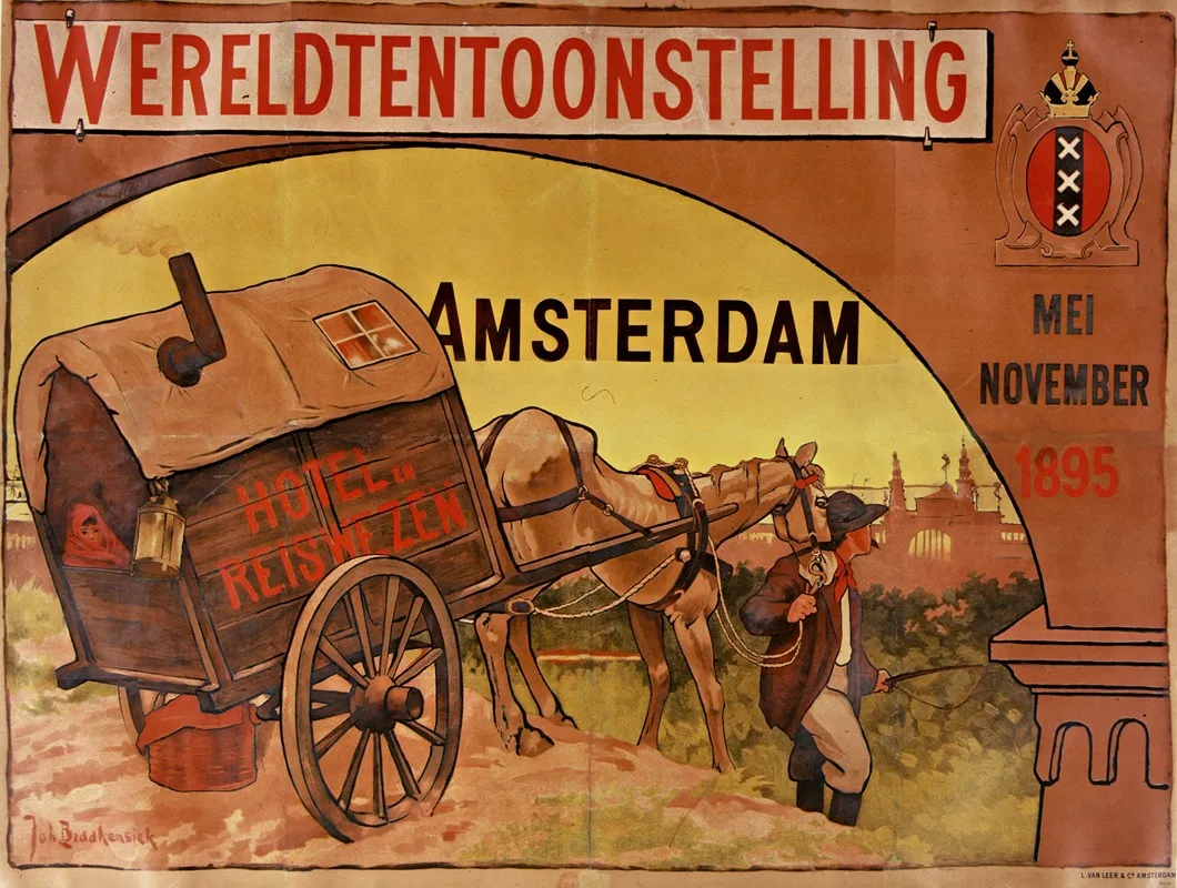 Wereldtentoonstelling Amsterdam Mei November 1895 Wall Art by Job Braakensie - High-Resolution Digital Print