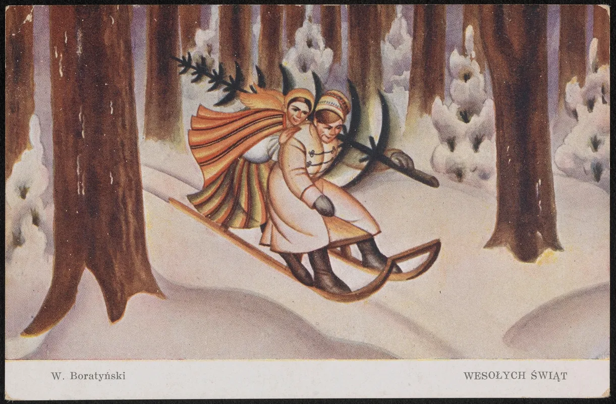 Wesolych Swiat 19 Wall Art by Wacław Boratyński - High-Resolution Digital Print