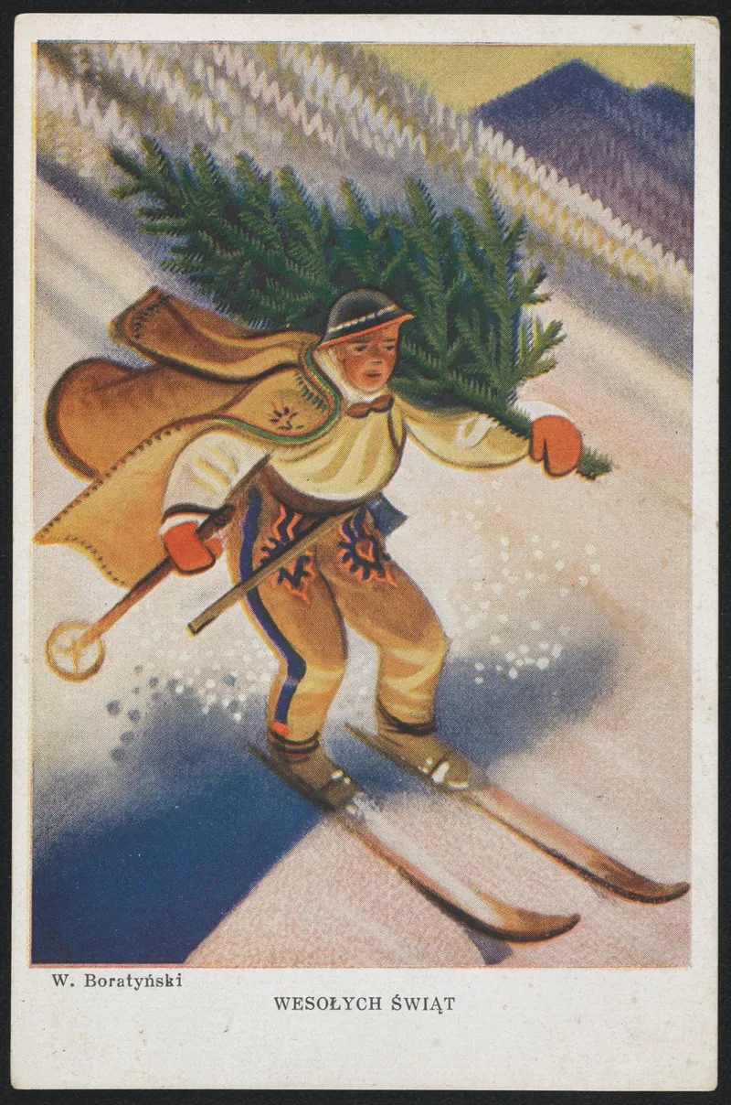 Wesolych Swiat 24 Wall Art by Wacław Boratyński - High-Resolution Digital Print