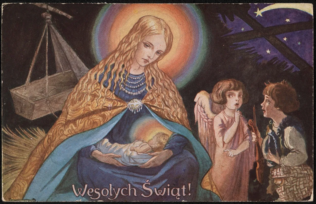 Wesolych Swiat 35 Wall Art by Zofia Plewińska-Smidowiczowa - High-Resolution Digital Print