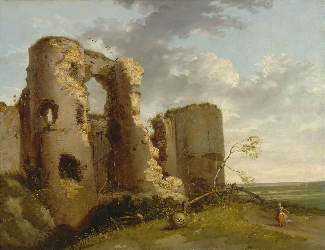 West Gate Of Pevensey Castle Sussex