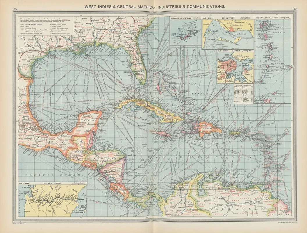 West Indies And Central America Industries And Communications