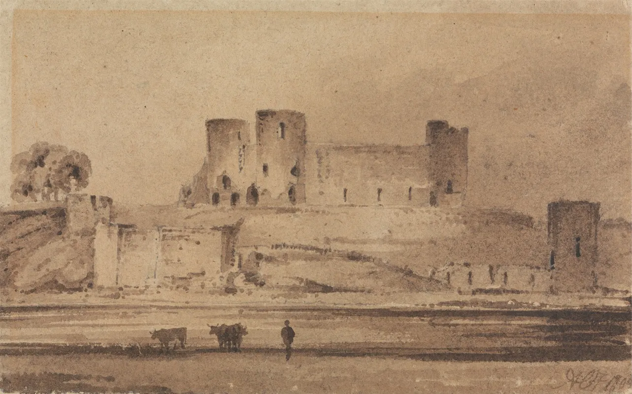 West View Of Rhyddlan Castle