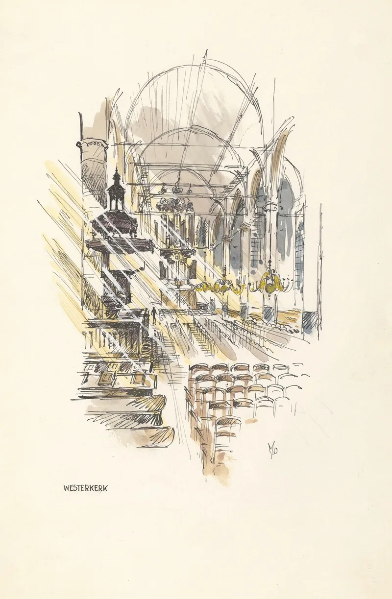 Westerkerk Wall Art by Maarten Oortwijn - High-Resolution Digital Print