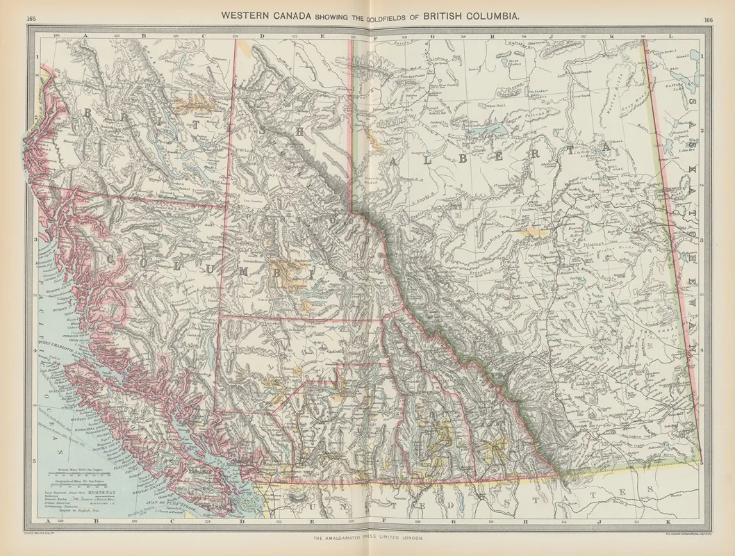 Western Canada Showing Goldfields