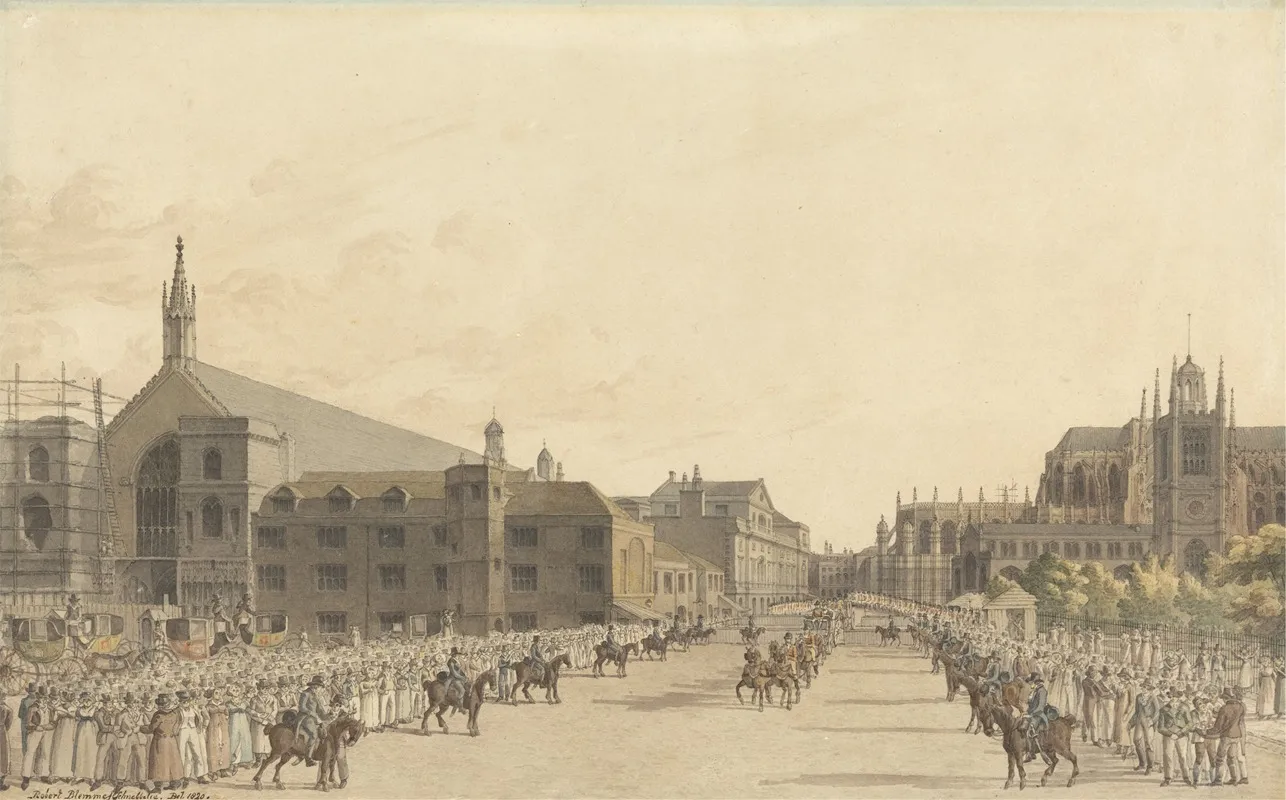 Westminster During Queen Carolines Trial