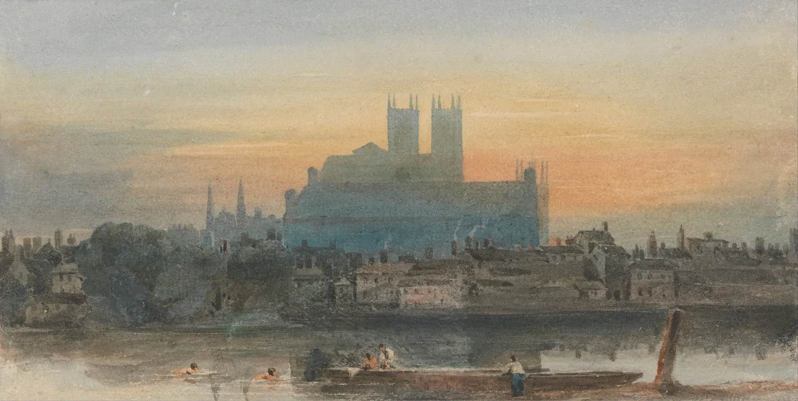 Westminster From Lambeth Wall Art by David Cox - High-Resolution Digital Print