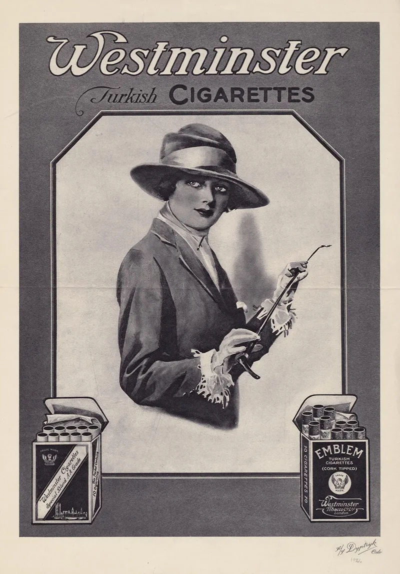 Westminster Turkish Cigarettes Wall Art by AS Dyptryk - High-Resolution Digital Print