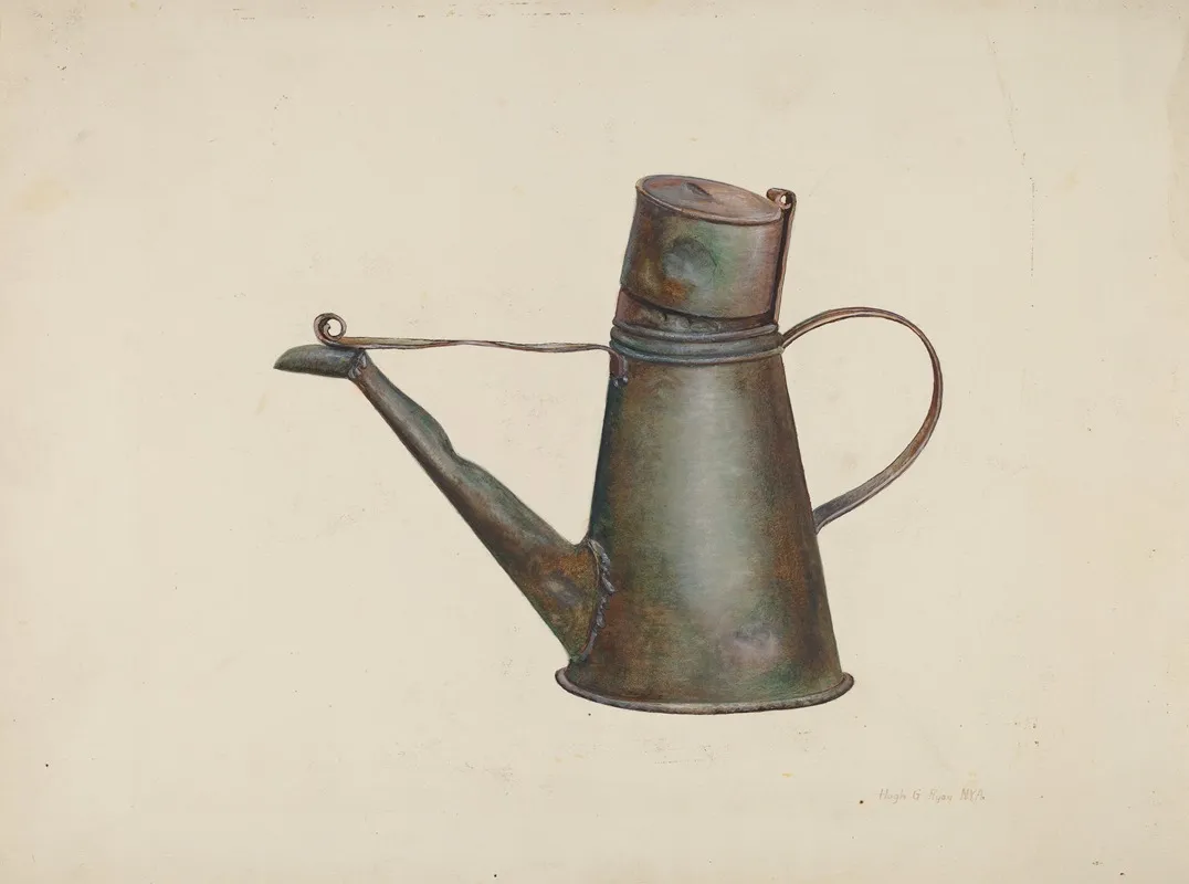 Whale Oil Can Wall Art by Hugh Ryan - High-Resolution Digital Print