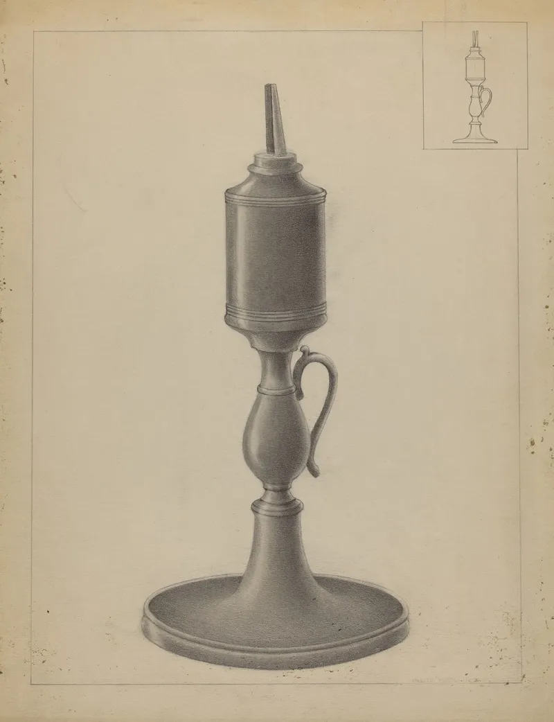 Whale Oil Lamp 14