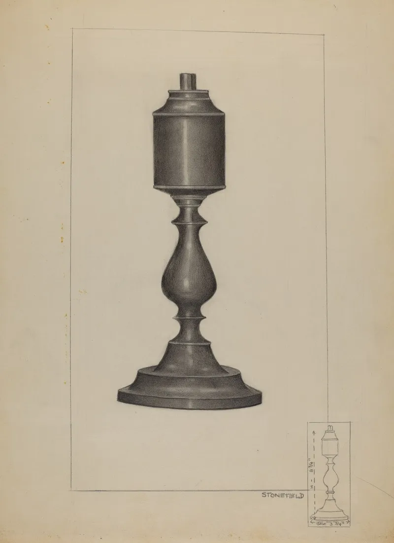 Whale Oil Lamp 21
