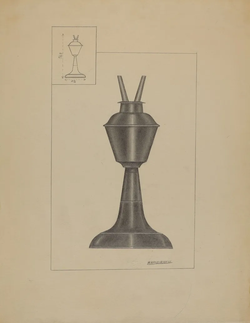Whale Oil Lamp 23