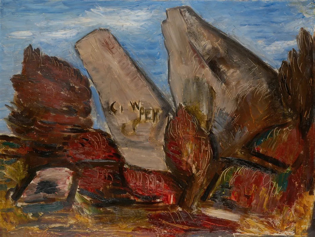 Whales Jaw Dogtown Common Cape Ann Massachusetts Wall Art by Marsden Hartley - High-Resolution Digital Print