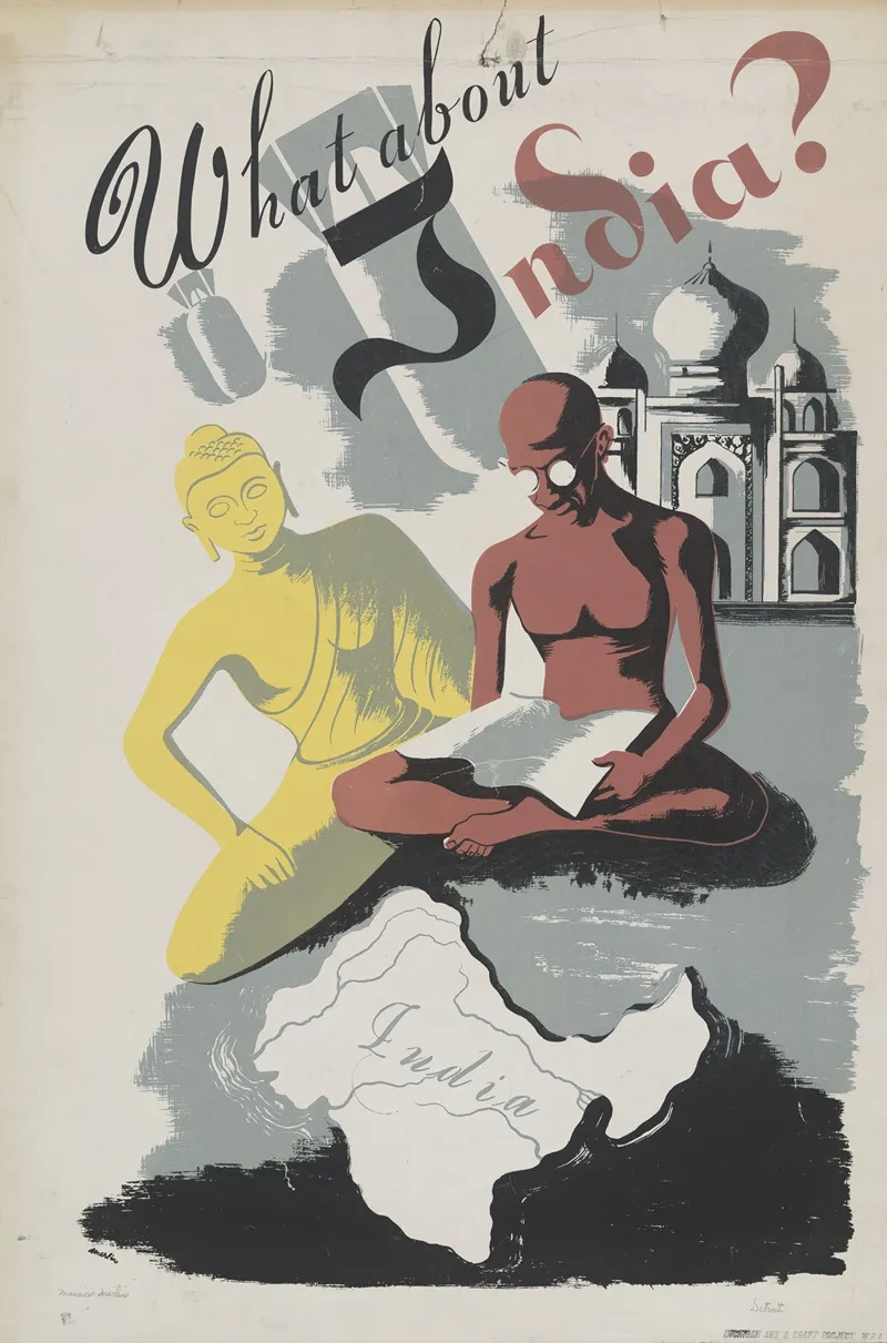 What About India 2 Wall Art by Maurice Merlin - High-Resolution Digital Print