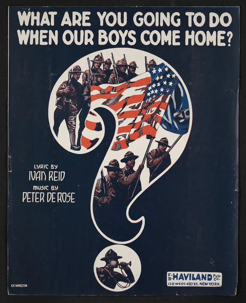 What Are You Going To Do When Our Boys Come Home Wall Art by Anonymous - High-Resolution Digital Print