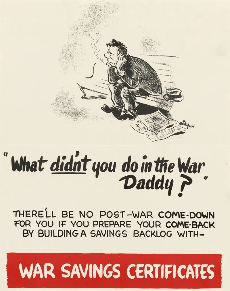 What Didnt You Do In The War Daddy Wall Art by Ricky RCAF - High-Resolution Digital Print