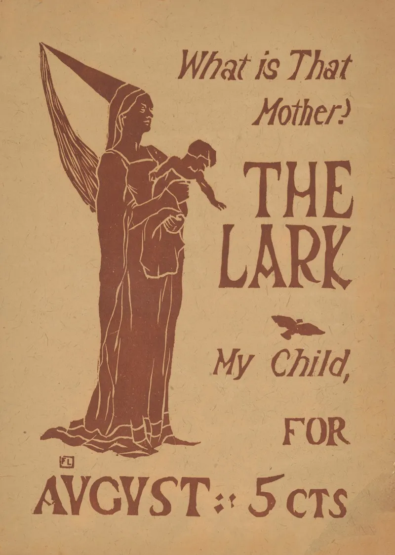 What Is That Mother The Lark My Child For August 5 Cts Wall Art by Florence Lundborg - High-Resolution Digital Print