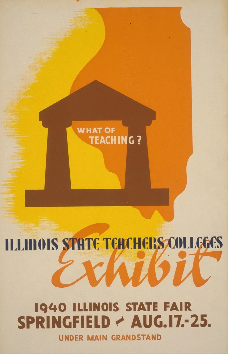 What Of Teaching Illinois State Teachers Colleges Exhibit
