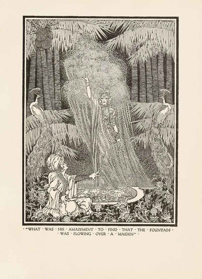 What Was His Amazement To Find That The Fountain Was Flowing Over A Maiden